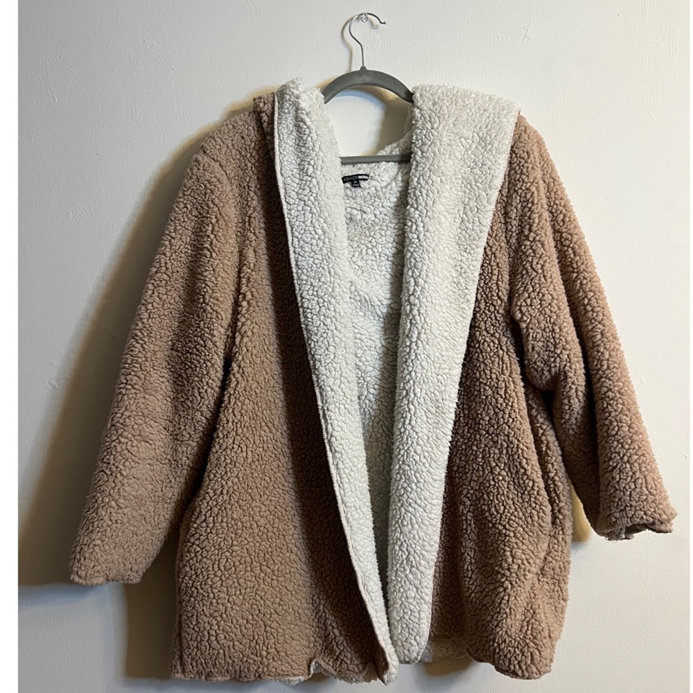 Warm faux fur coat